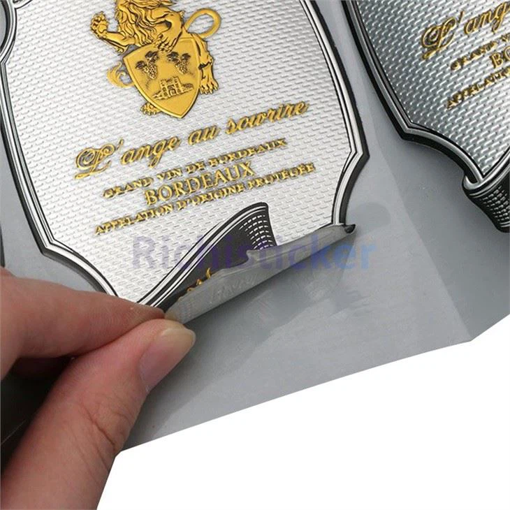 Self Adhesive Wine Bottle Decal Labels